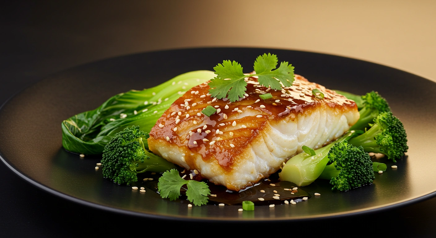 Asian Ginger Soy Glazed Cod - tertiary view